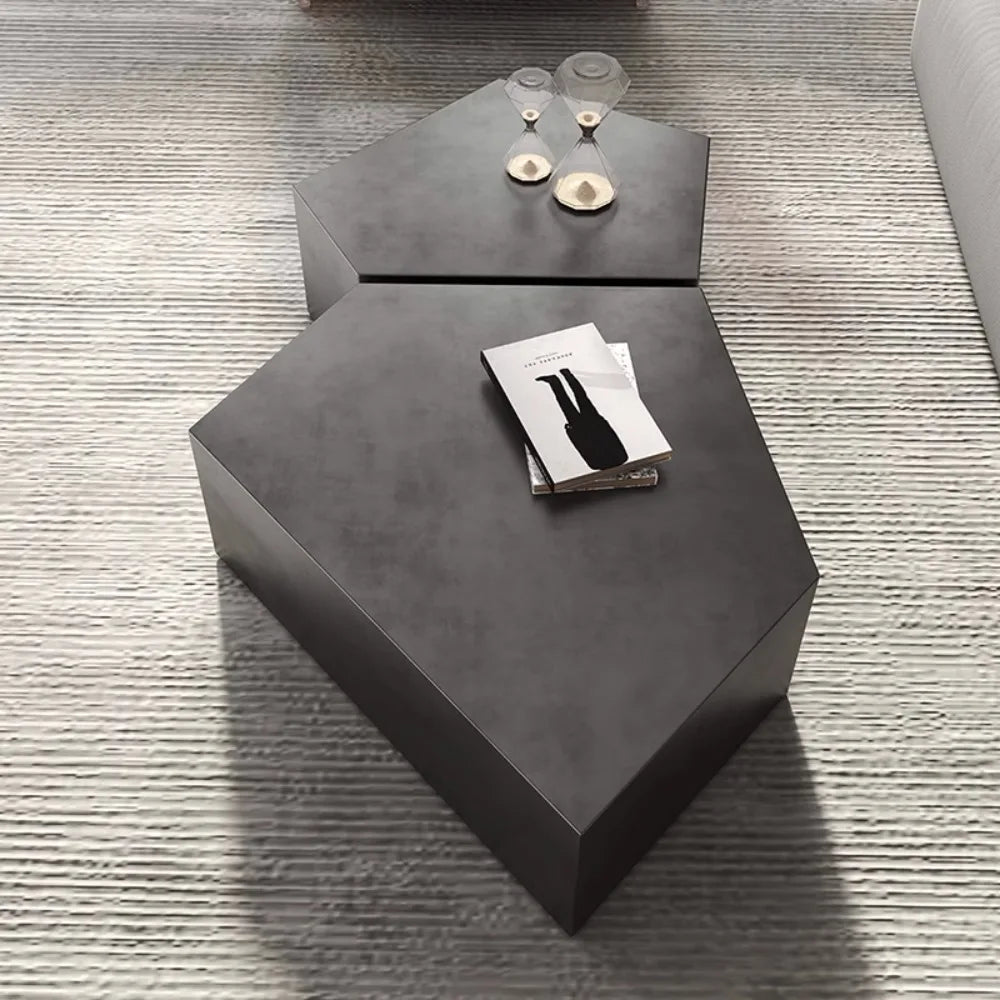 Display Irregular Coffee Table Luxury Design Premium Minimalist Tables Books Glam Mesa De Centro De Sala Living Room Furniture