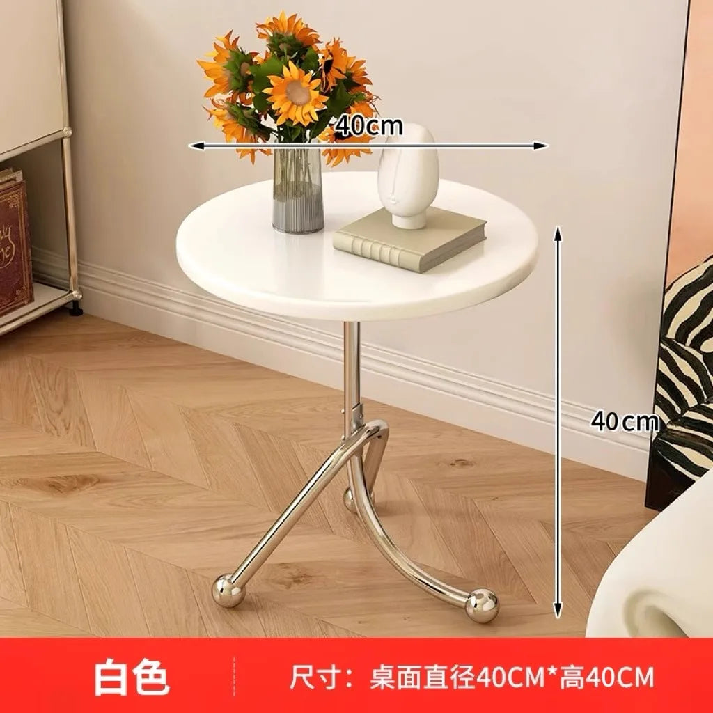 Round Coffee Table Wood Lounge Auxiliary Table Small Tea Modern Creative Furniture Living Room Table Basse Salon Nordic