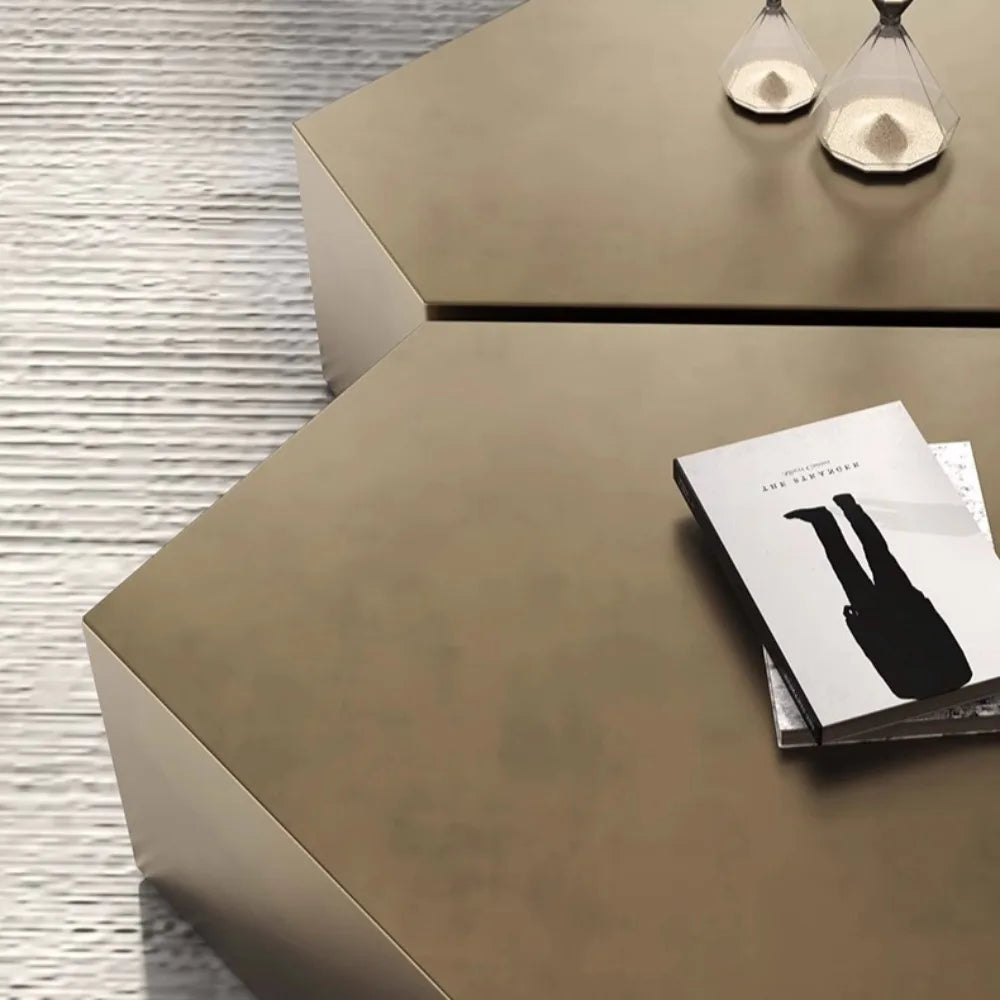 Display Irregular Coffee Table Luxury Design Premium Minimalist Tables Books Glam Mesa De Centro De Sala Living Room Furniture