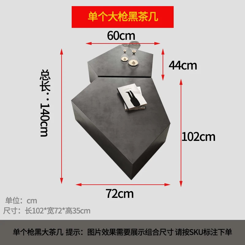 Display Irregular Coffee Table Luxury Design Premium Minimalist Tables Books Glam Mesa De Centro De Sala Living Room Furniture