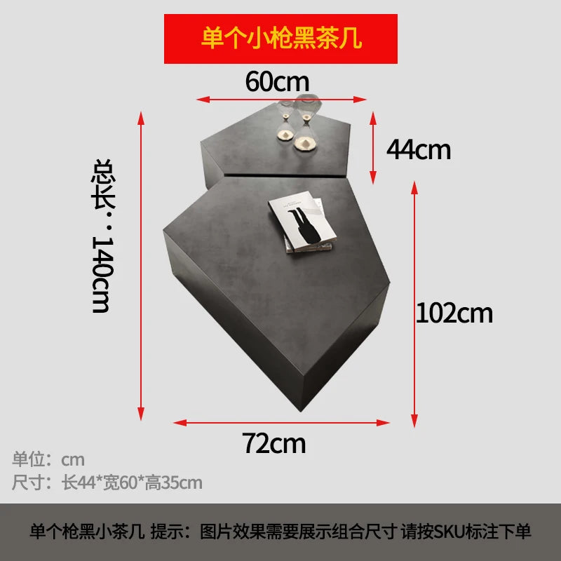 Display Irregular Coffee Table Luxury Design Premium Minimalist Tables Books Glam Mesa De Centro De Sala Living Room Furniture