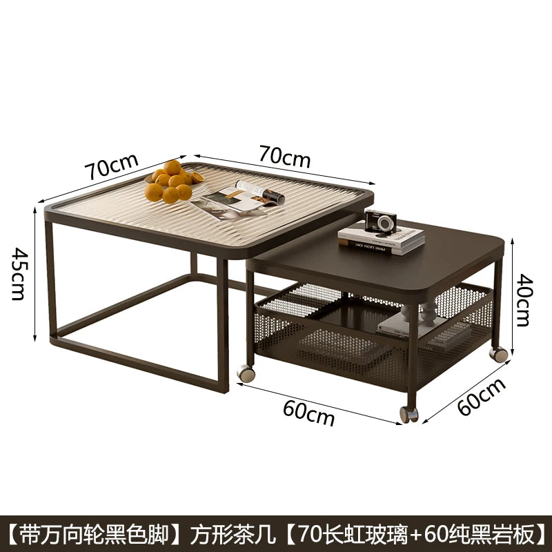 European Elegant Coffee Table Beauty Trendy Exquisite Glamour Coffee Tables Space Saving Mesa De Centro Sala Home Furniture