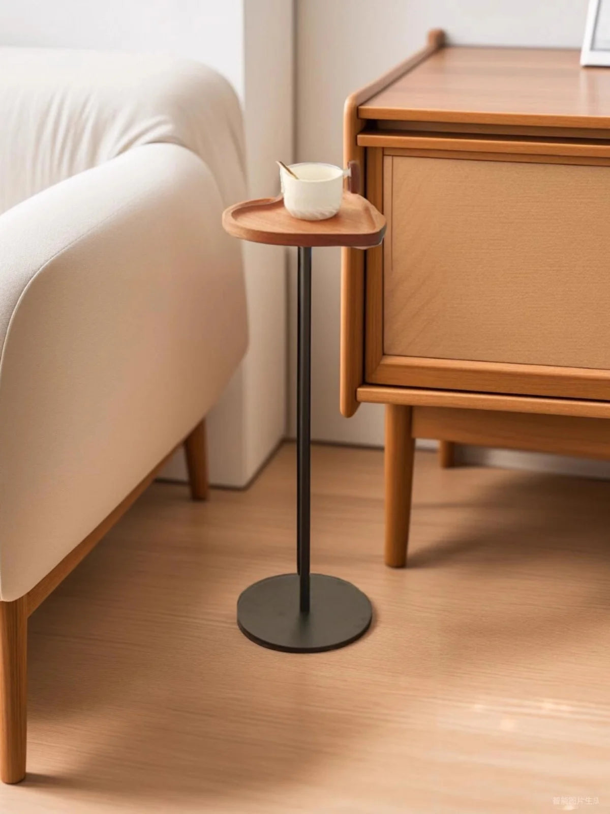 Coffee Table Small Round Table, Minimalist Modern Sofa Side Table, Ins Coffee Table,Luxury-Inspired,Nordic Wrought Iron,Metal